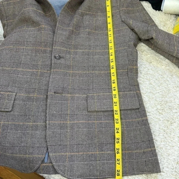 Jachs New York Tailoring Mens Tan Blazer Jacket size Large - Picture 9 of 12